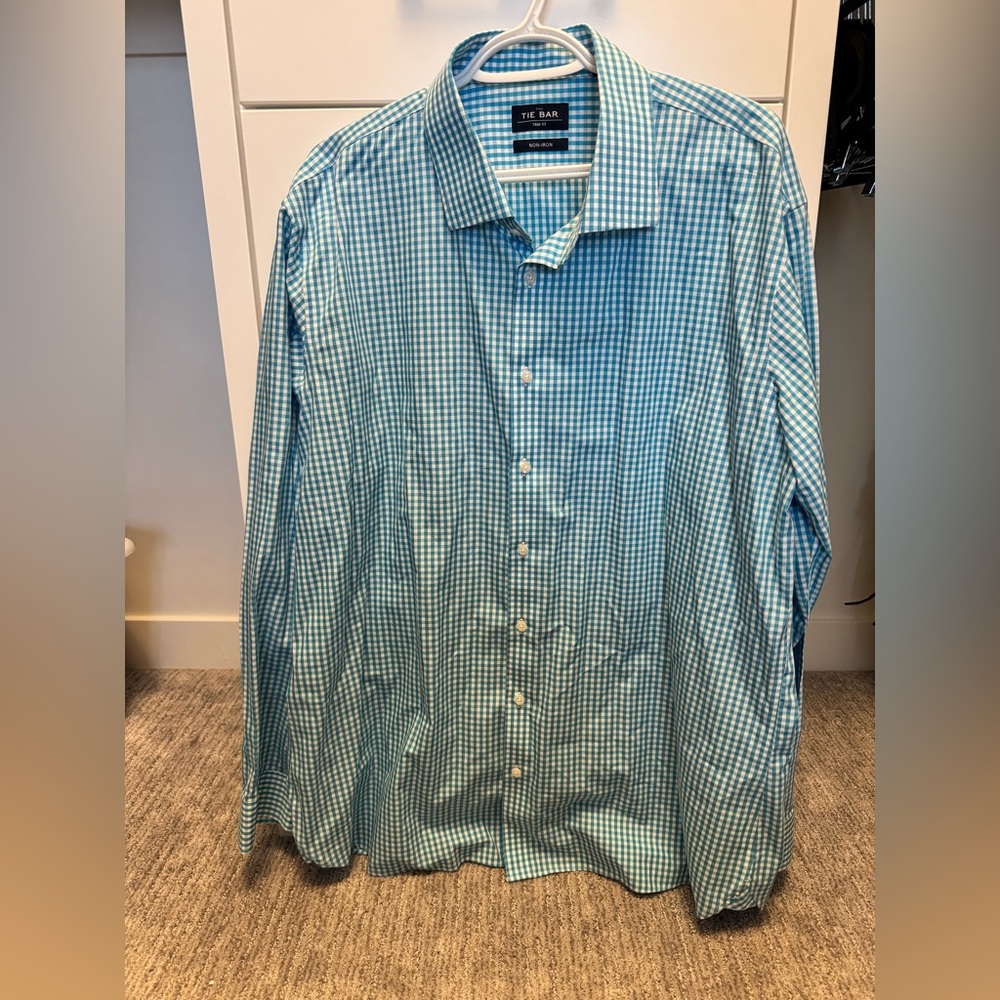 Blue Checkered Men's Shirt